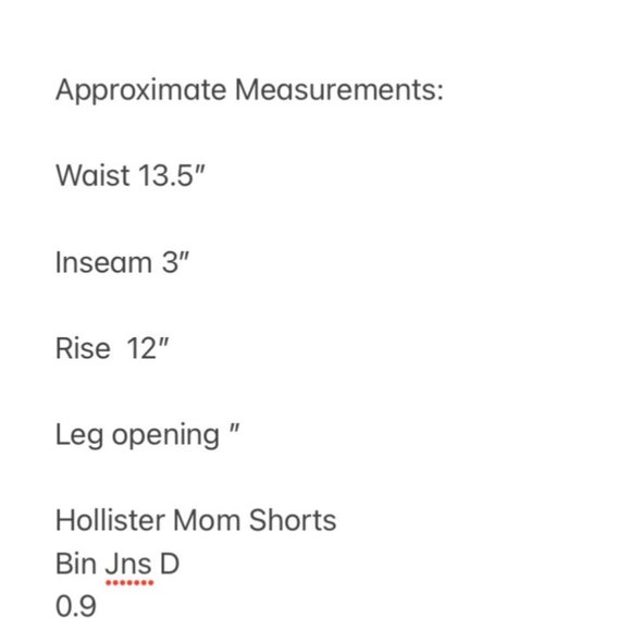 Hollister Women’s High Rise Mom Jean Shorts Distressed Black Size 26 - Picture 8 of 9